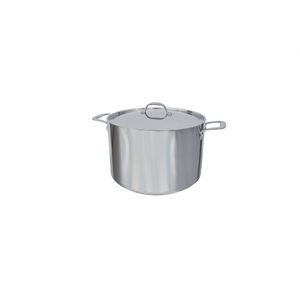 STOCK POT, 12 QT, INDUCTION, WITH LID